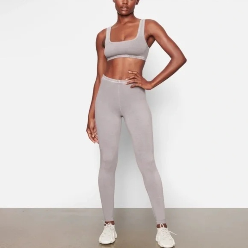 NWT, SKIMS Outdoor Leggings Pacific/Grey, Sz 4X